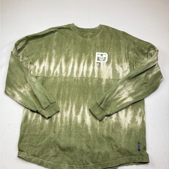 Disney Tops - Walt Disney World Parks Size M Olive Green Spirit Jersey